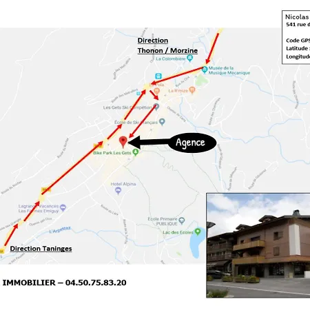 Cosy, Proche Centre, 6 Pers, Terrasse, Parking, Wifi, Equipements Complets - Fr-1-623-290 Apartment Les Gets